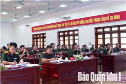Thẩm định bài phát biểu tham luận tại Đại hội đại biểu Đảng bộ Quân khu lần thứ XVI